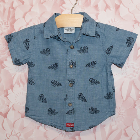 Tractor Denim Shirt Size 12m