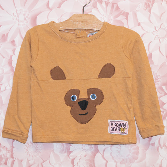 Brown Bear Shirt Size 4T