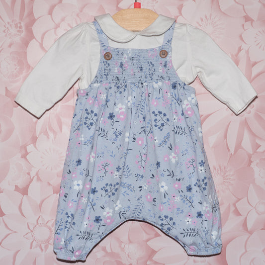 Floral Romper Set Size NB