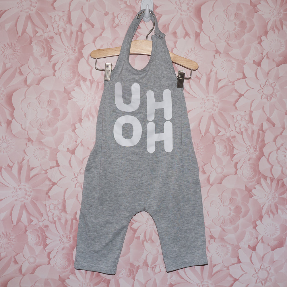 Uh Oh Halter Romper Size 18-24m