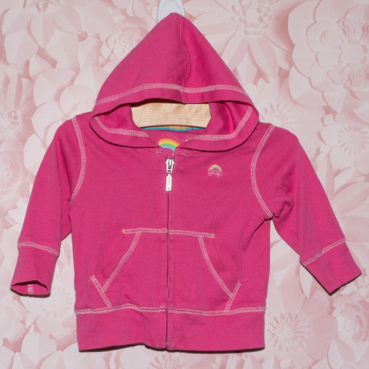 2006 Gap Rainbow Zip Hoodie Size 3-6m