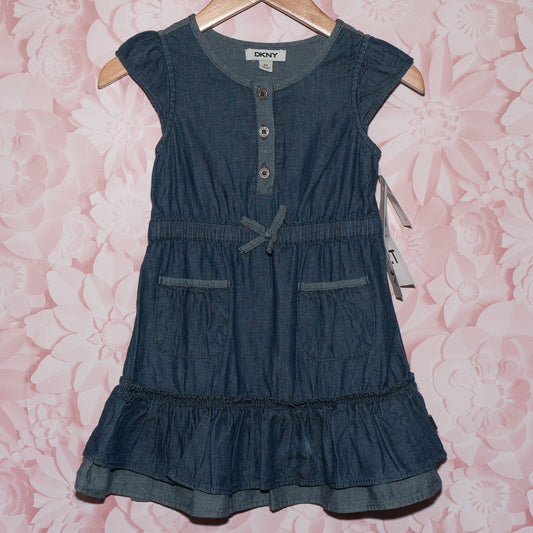 NWT Denim Dress Size 2T