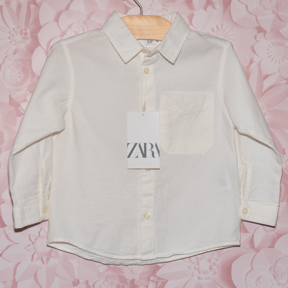NWT Off-white Dress Shirt Size 18-24m