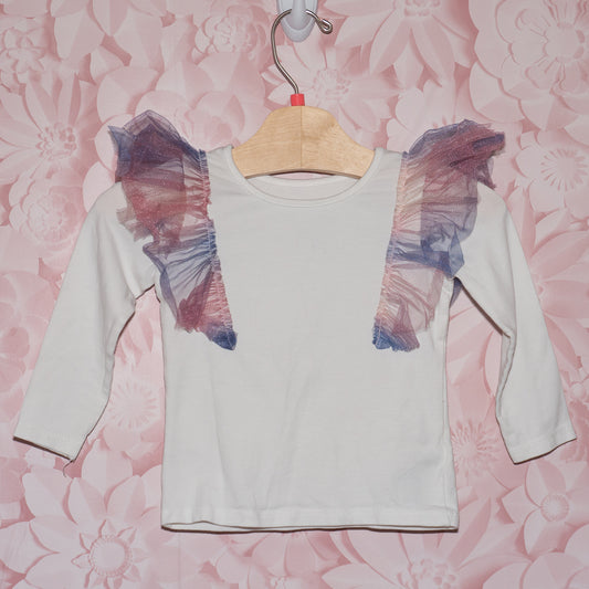 Tulle Ruffled Top Size 2T