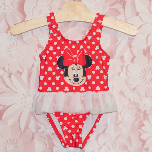 Minnie Tutu Swimsuit Size 12m