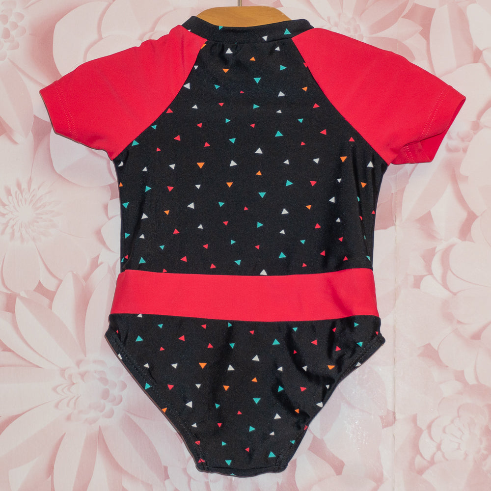 Triangle Rashguard Swimsuit Size 3-6m