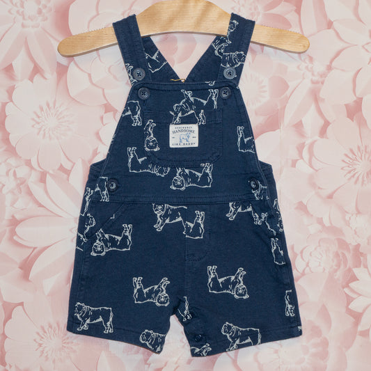 Bulldog Short-alls Size 6m