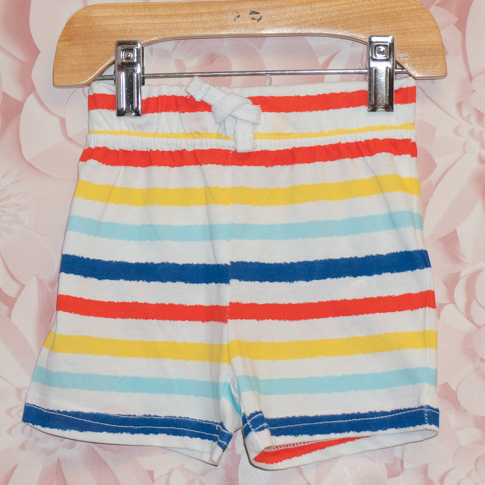 Striped Shorts Size 3-6m