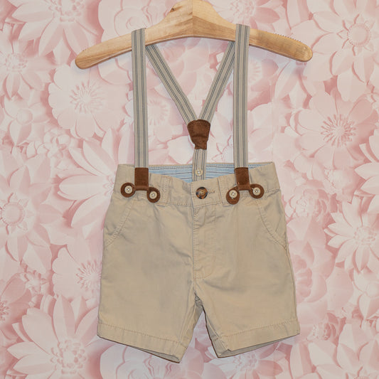 Suspender Shorts Size 2T