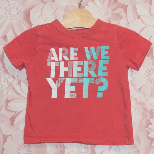 Are We There Yet Tee Size 3T