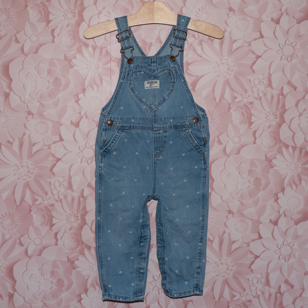 Heart Overalls Size 24m