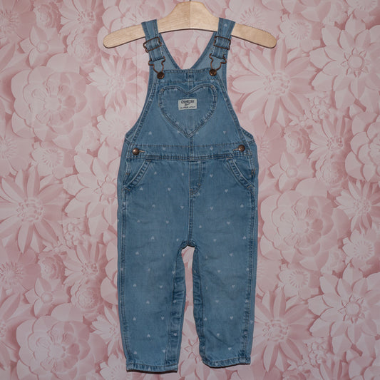 Heart Overalls Size 24m