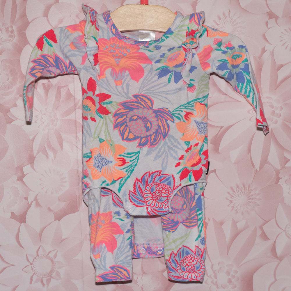 Bonds Floral Set Size 3-6m