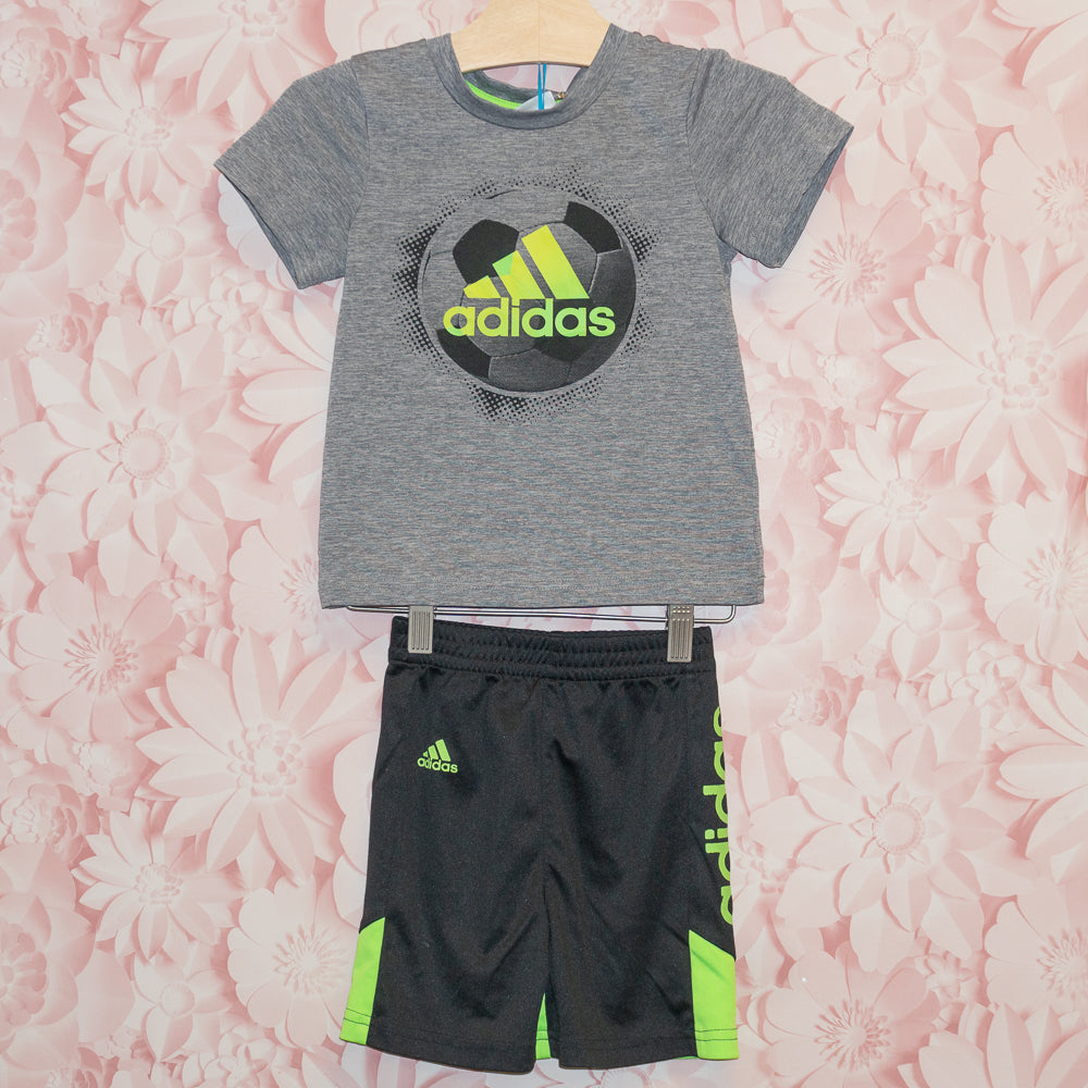 Grey/Green Athletic Set Size 2T