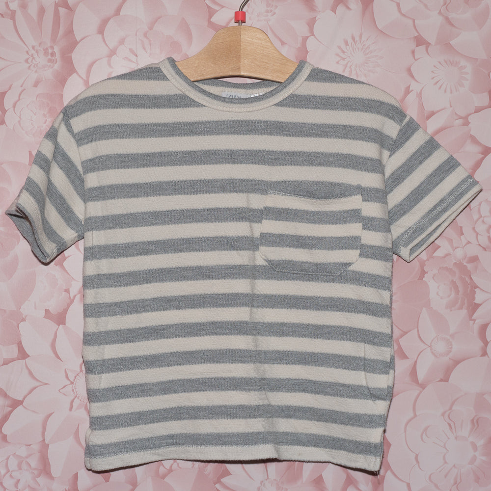Striped Knit Tee Size 4-5