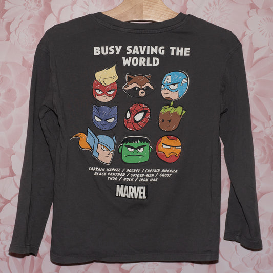 Marvel Saving the World Longsleeve Size 6x/7