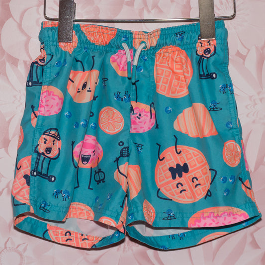 Breakfast Swim Trunks Size 6/7