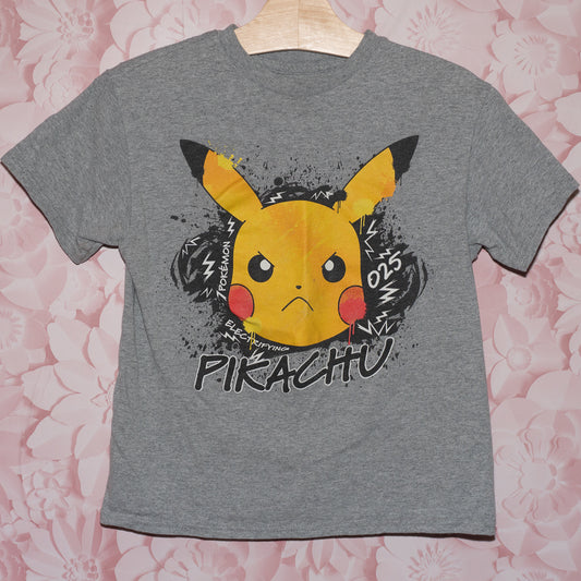 Angry Pikachu Tee Size 6-7