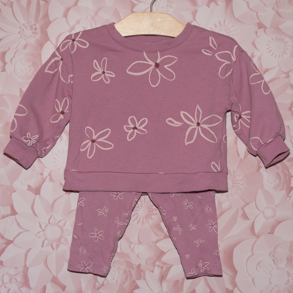 Pink Floral Set Size 18m