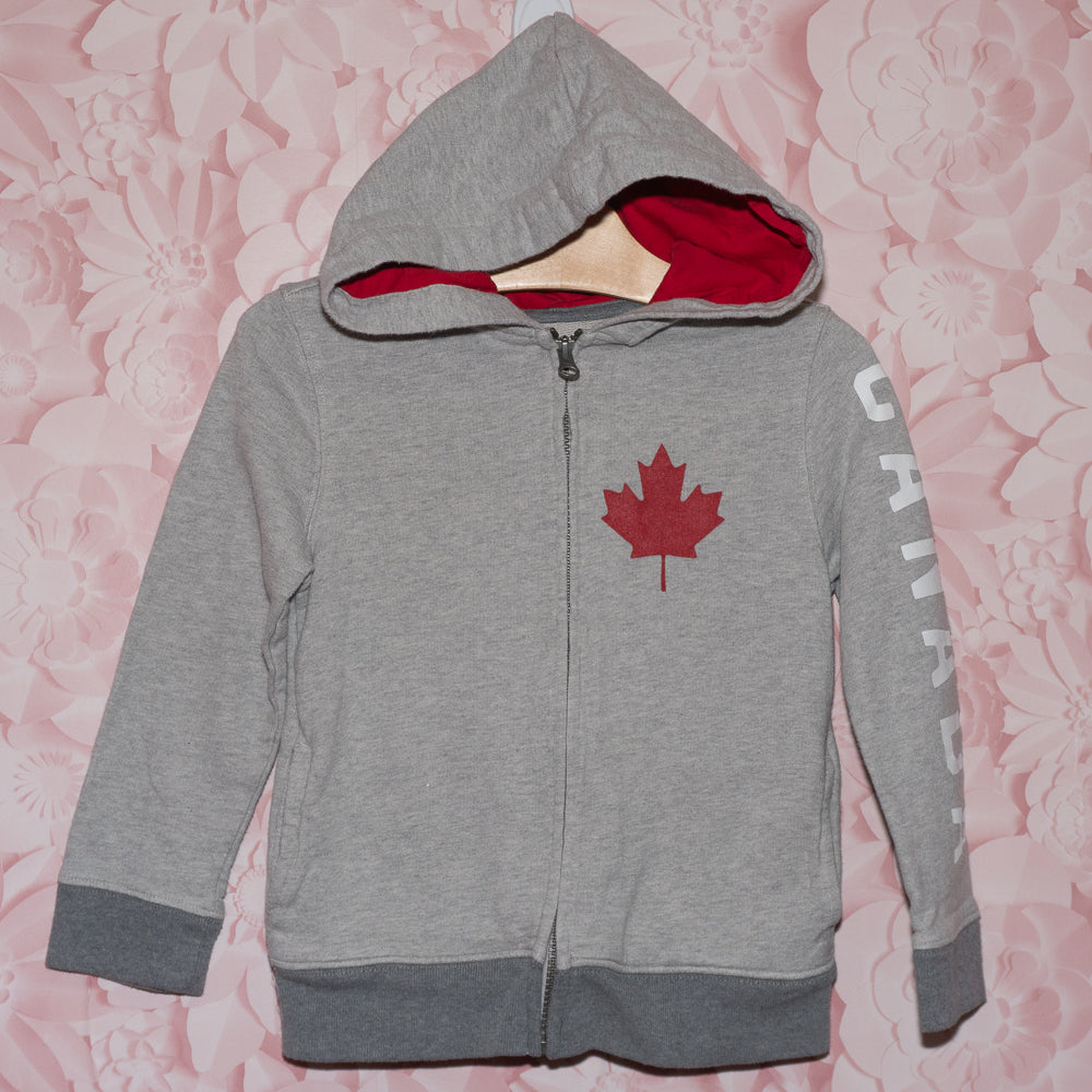 Canada Zip Hoodie Size 4/5