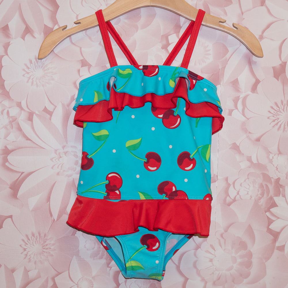 Cherry Swimsuit Size 24m/2T