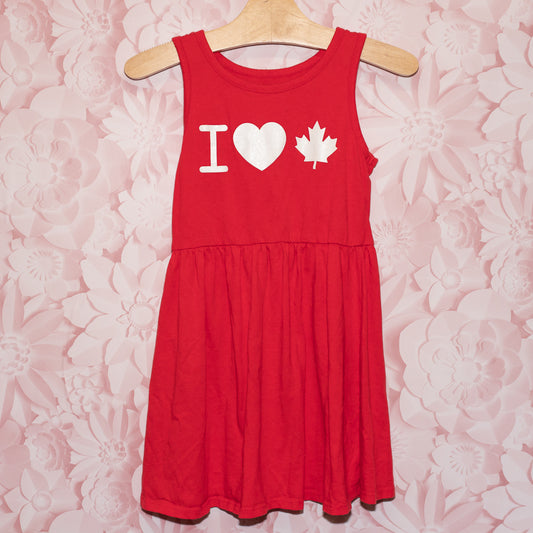 I Heart Canada Dress Size 6