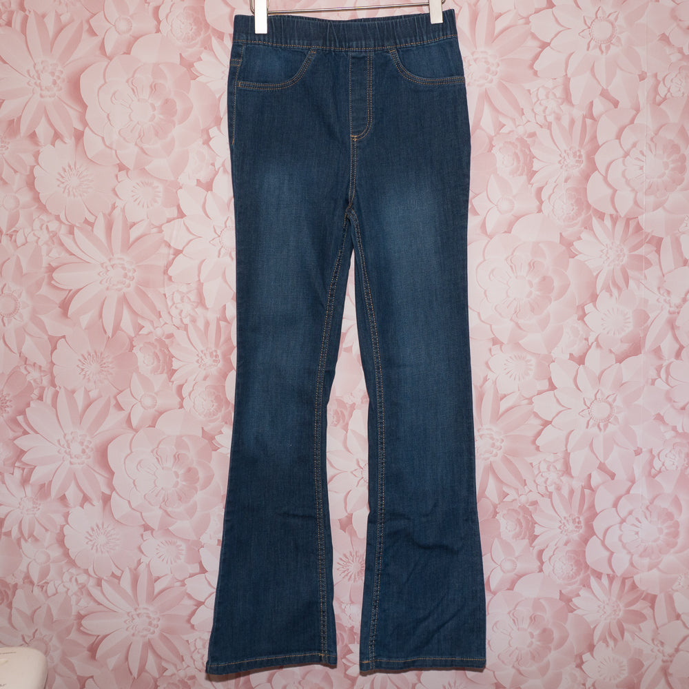 Flared Pull-on Jeans Size 12