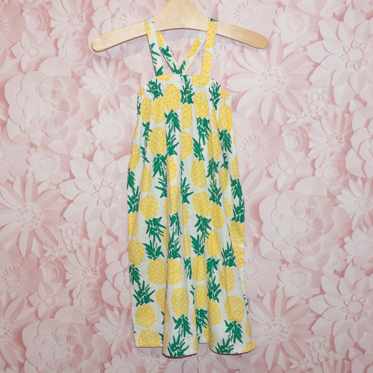 Pineapple Linen Dress Size 5