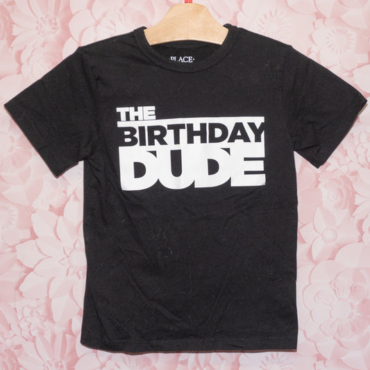 Birthday Dude Tee Size 5/6