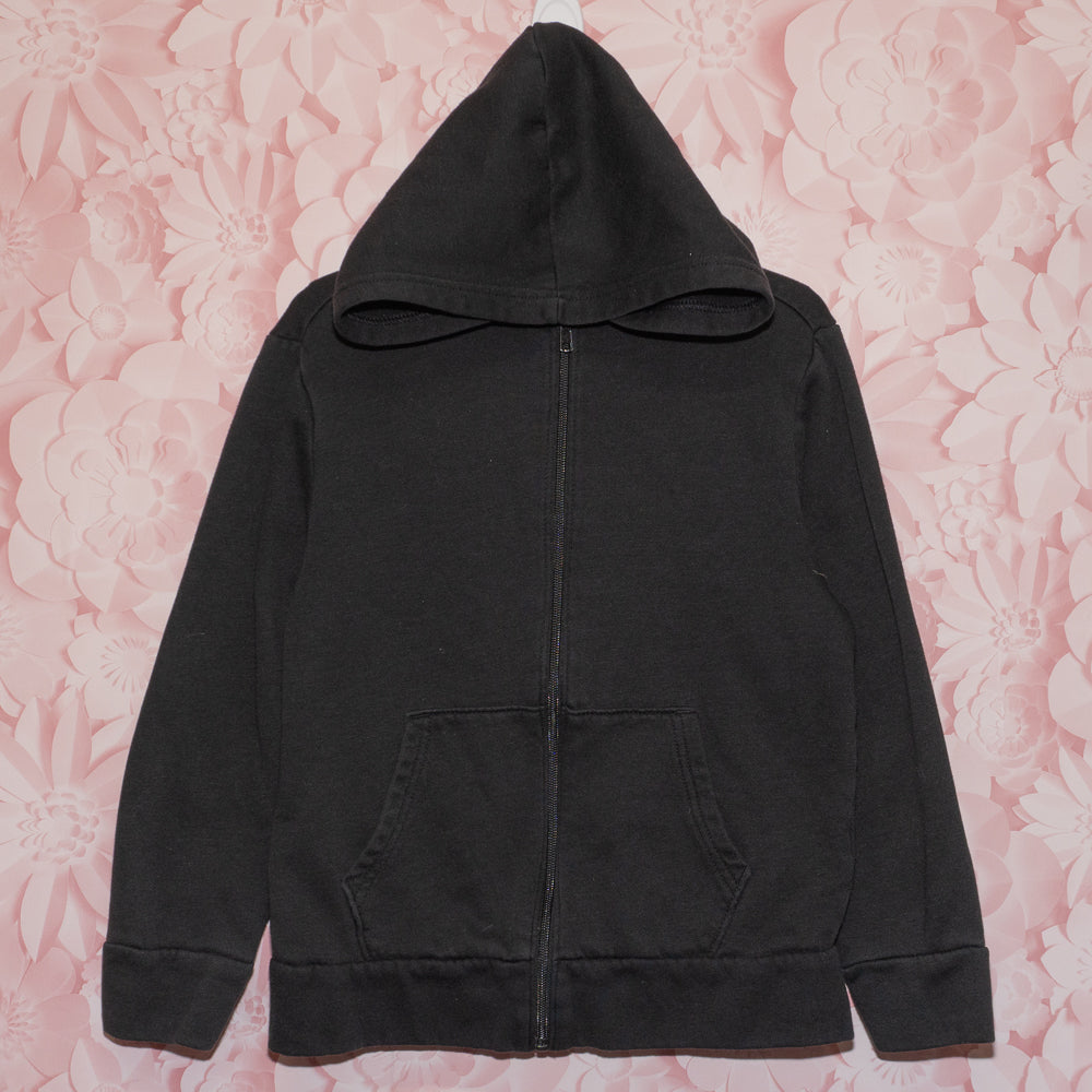 Black Zip Hoodie Size 10-12