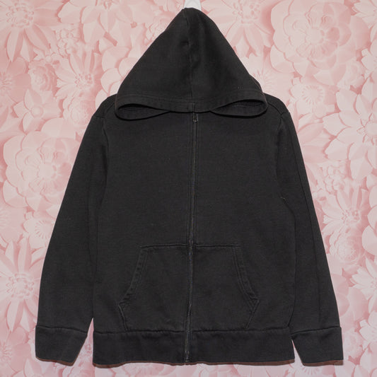 Black Zip Hoodie Size 10-12