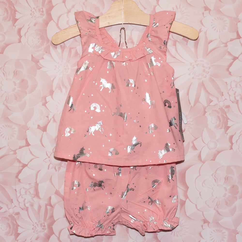 NWT Silver Unicorn Set Size 18m