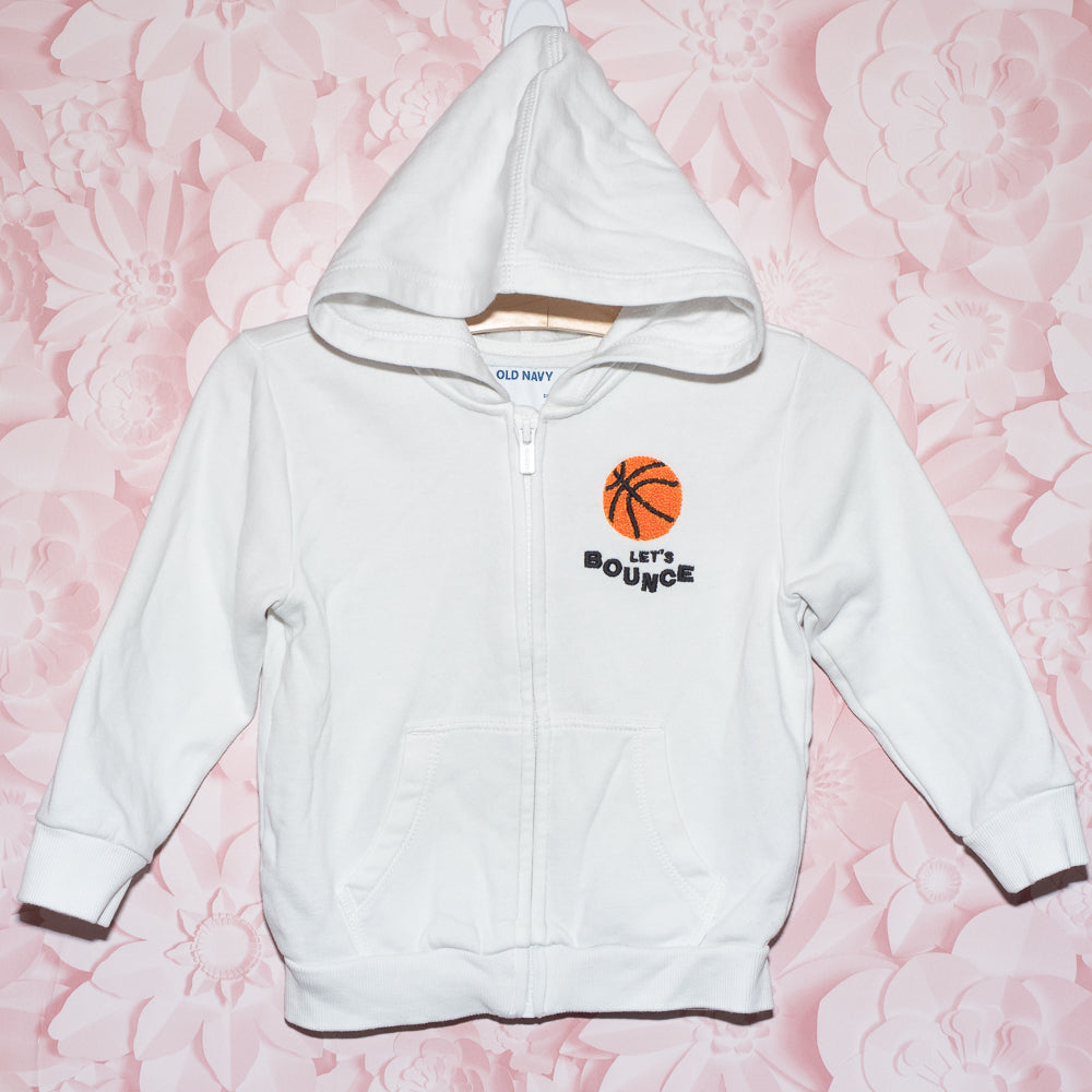 Let's Bounce Zip Hoodie Size 2T