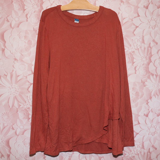 Orange Maternity/Nursing Top Size L