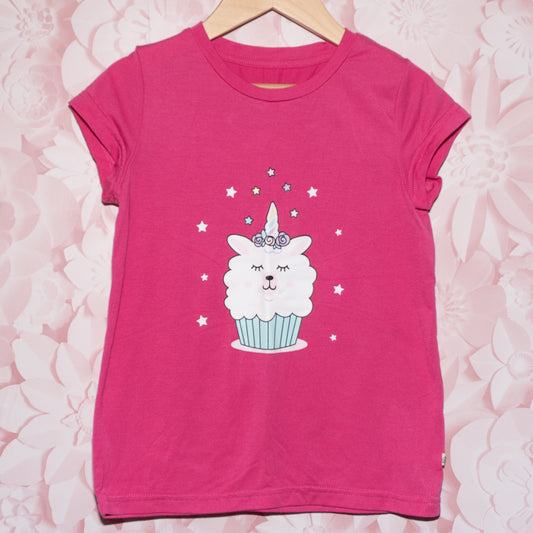 Llama Cake Tee Size 5T