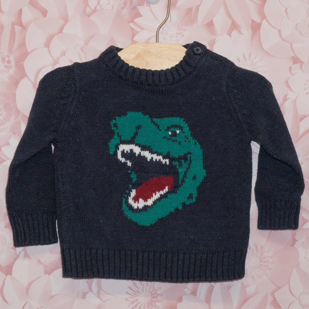 Dino Knit Sweater Size 6-12m