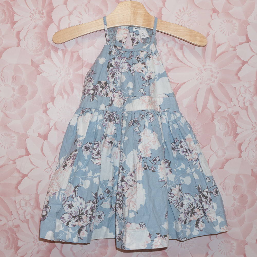 Lace Back Floral Dress Size 2