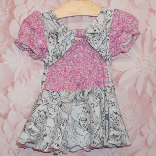 Princess Sketch Dress Size 24m