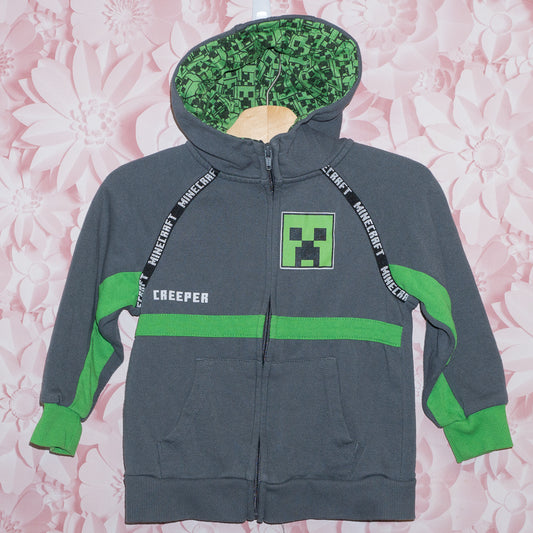 Minecraft Creeper Hoodie Size 4