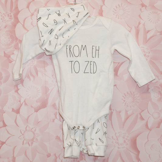 Eh to Zed Set Size 6-9m