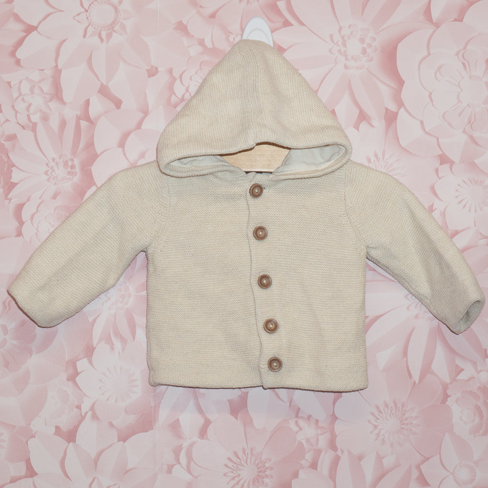 Lined Knit Sweater Size 3-6m