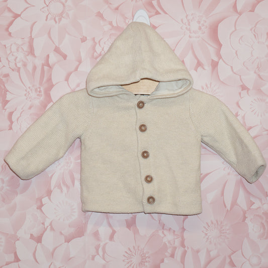 Lined Knit Sweater Size 3-6m