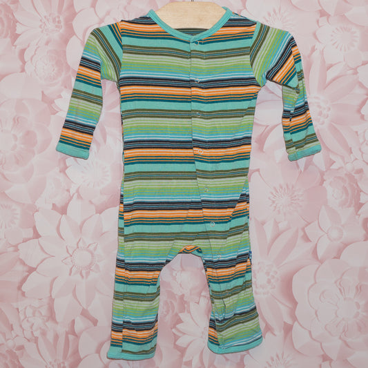 Striped Bamboo Sleeper Size 3-6m