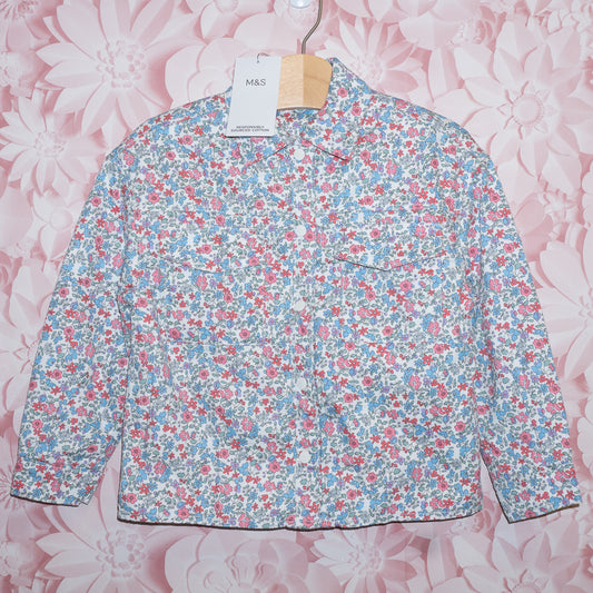 NWT Floral Shacket Size 6-7