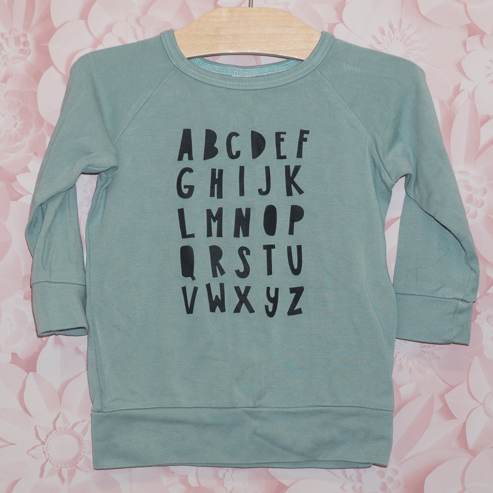 Alphabet Shirt Size 1T/2T