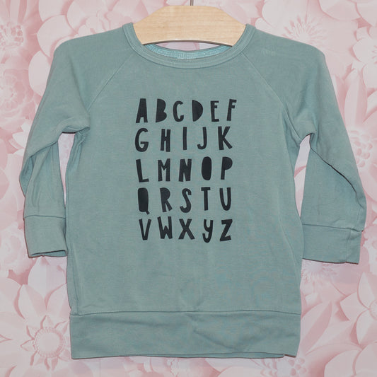 Alphabet Shirt Size 1T/2T