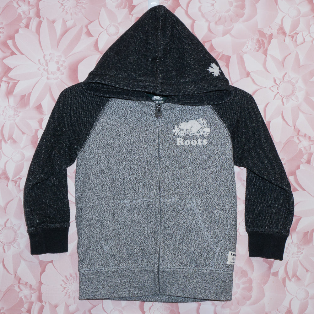 Heathered Zip Hoodie Size 4T