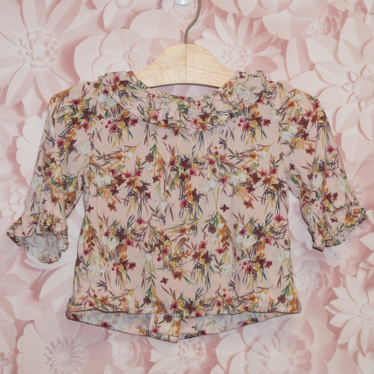 Floral Blouse Size 3T