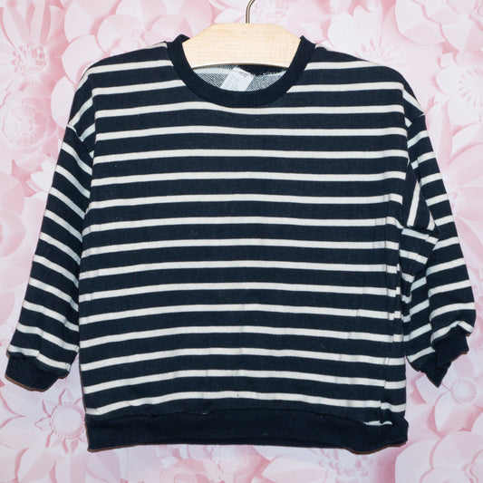 Striped Terry Sweatshirt Size 3T