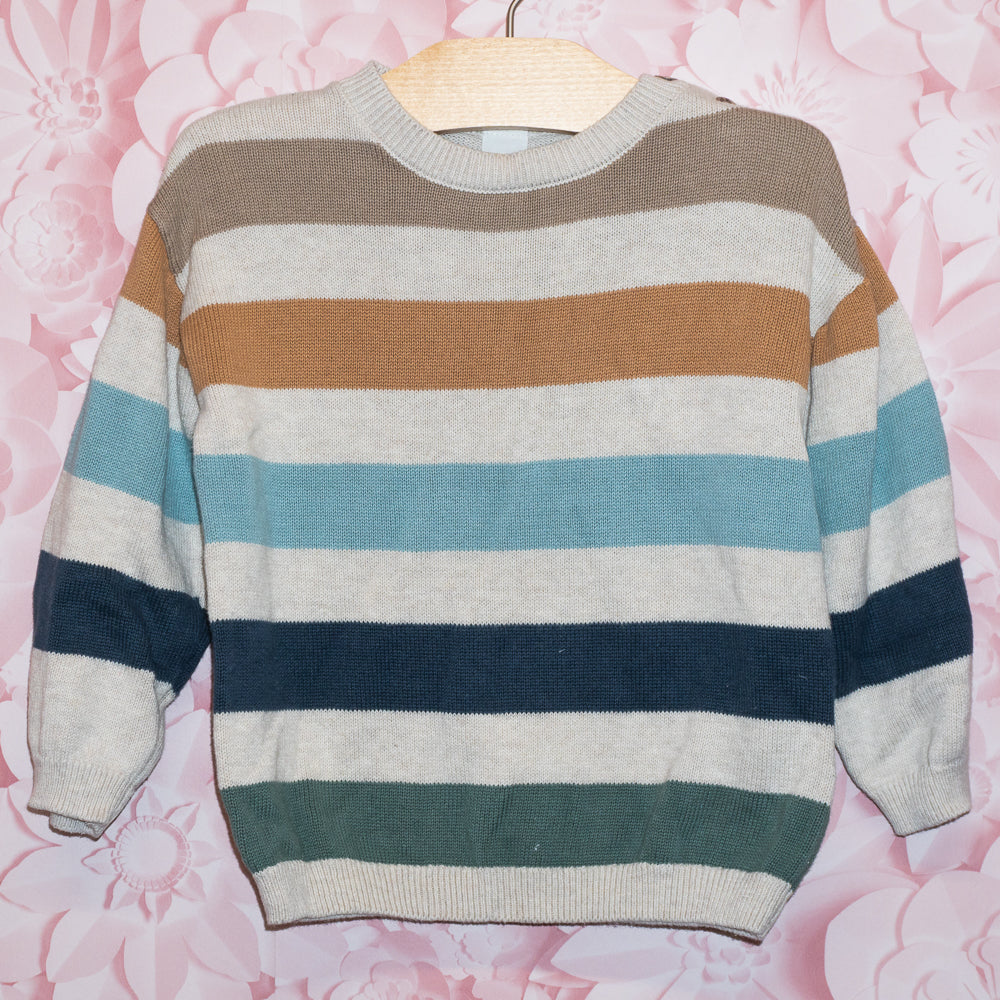 Striped Knit Sweater Size 3T